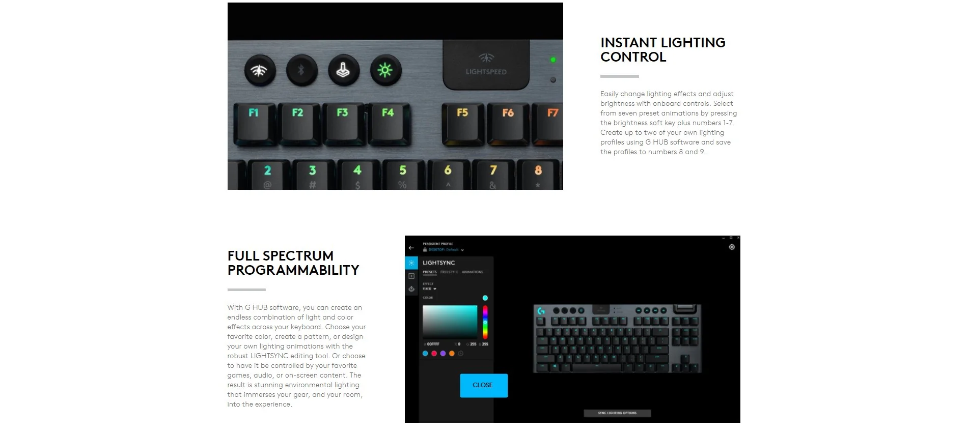 Logitech G913 TKL Tenkeyless Lightspeed Wireless RGB Mechanical Gaming Keyboard - Image 4