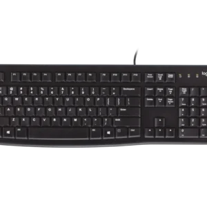 Logitech K120 USB Wired Keyboard | USB Plug-and-Play | Full-Size | Spill-Resistant