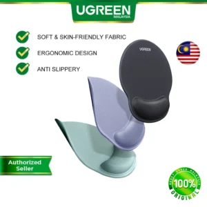 UGREEN Ergonomic Mouse Pad with Wrist Rest Support Soft Skin friendly Memory Foam Anti slip Design