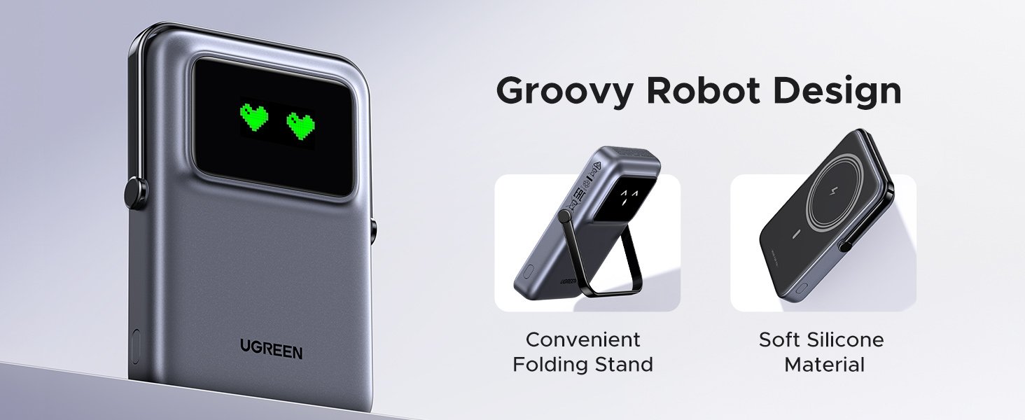 UGREEN Uno Magnetic Power Bank 10000mAh 15W Wireless Portable Charger - Image 4